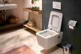 HANSGROHE WC-Sitz EluPura Original Q weiß – Absenkbar, abnehmbar, Montage von oben