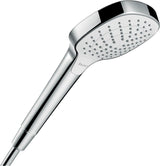 HANSGROHE Handbrause Croma Select E Vario 110 mm weiß/chrom – 3 Strahlarten mit Select-Taste