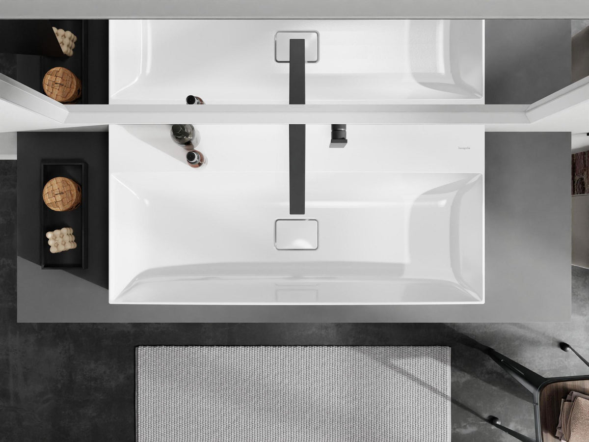 HANSGROHE Aufsatzwaschtisch Xevolos E 1000x480 mm weiß mit SmartClean