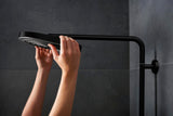 HANSGROHE Showerpipe Pulsify S Puro 1jet mit EcoSmart-Thermostat, chrom – 260 mm Kopfbrause