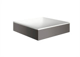 AXOR Suite Aufsatzwaschtisch 400x400mm SolidSurface chrom ohne Hahnloch