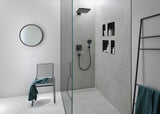 Hansgrohe FixFit Square Schlauchanschluss mit Rückflussverhinderer, chrom
