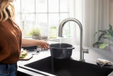 HANSGROHE Aqittura M91 Filtersystem 210 – Ausziehschlauch, 1 Jet, Starter Set, Chrom