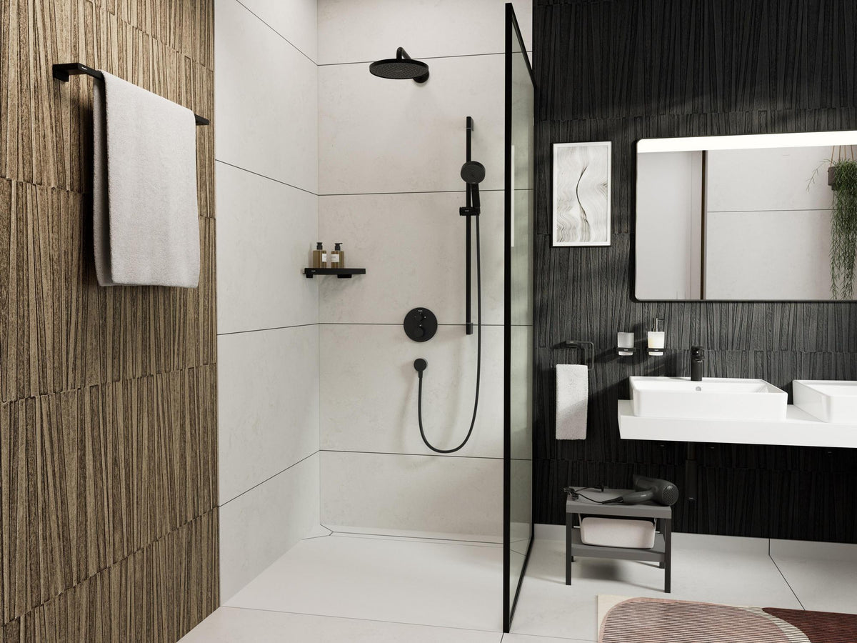 Hansgrohe Activera S Kopfbrause 240 1jet EcoSmart – Chrom, 240 mm, Rain, FlexPower