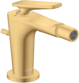 AXOR Citterio C Einhebel-Bidetmischer mit Zugstangen-Ablaufgarnitur, Ausladung 113 mm, chrom