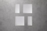 HANSGROHE XtraStoris Minimalistic Wandnische rahmenlos mattschwarz 300x150x100 mm