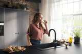 HANSGROHE Aqittura M91 Filtersystem 210 – Ausziehschlauch, 1 Jet, Starter Set, Chrom