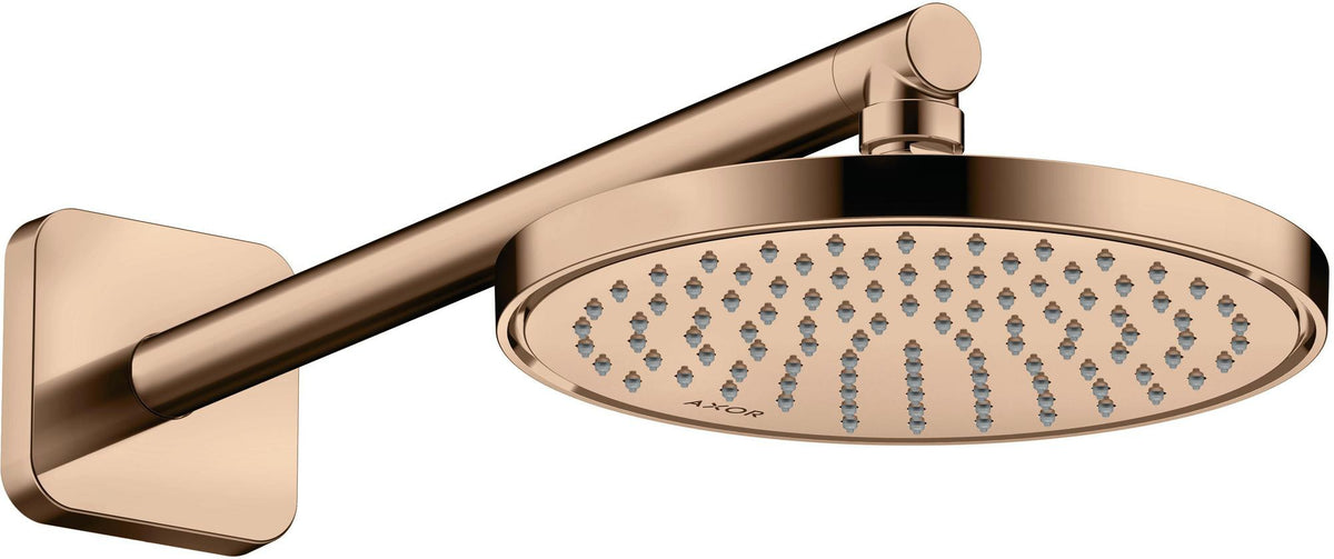 AXOR Kopfbrause 220 1jet EcoSmart Chrom – Rain-Duschkopf mit Antikalk, 220 mm, für Wand- und Deckenmontage