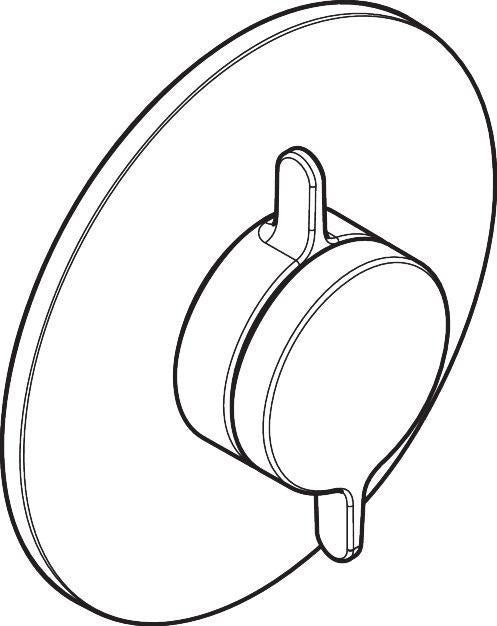 AXOR One Unterputz-Mischer für 2 Verbraucher – Chrom, thermostatische Steuerung, iBox universal 2