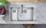 HANSGROHE Metris Select M71 Spültisch-Einhandmischer mit Ausziehbrause, Select-Technologie und ComfortZone 200 – Chrom