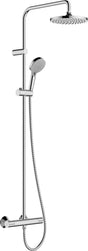 HANSGROHE Showerpipe VERNIS Blend 200 1jet mit Brausethermostat EcoSmart – Chrom