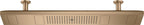 keine Angabe / HG Kopfbrause AXOR ShowerHeaven 4 jet 1200x1200mm 3500 K brushed bronze