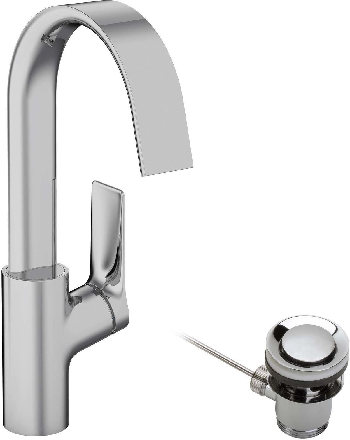 HANSGROHE Vivenis 210 Einhebel-Waschtischmischer mit Zugstangen-Ablaufgarnitur, chrom