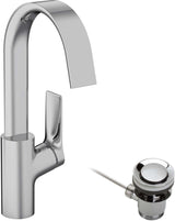 HANSGROHE Vivenis 210 Einhebel-Waschtischmischer mit Zugstangen-Ablaufgarnitur, chrom
