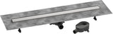Hansgrohe RainDrain Go Komplettset Duschrinne 1000 mm rückseitig befliesbar für Standard- und flache Installation, matt schwarz