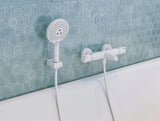 Hansgrohe HG Wandhalter Porter E für Handbrausen in Chrom – Feste Halteposition