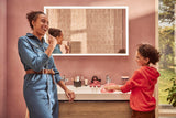 HANSGROHE Spiegel Xarita E mit LED-Beleuchtung und IR-Sensor, mattweiß, 1200 x 700 mm