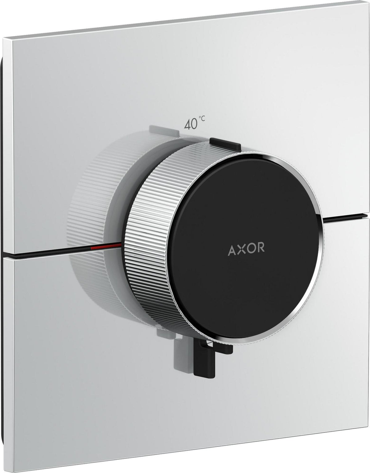 AXOR ShowerSelect ID HighFlow Thermostat Unterputz eckig chrom – präzise Temperatur- und Volumensteuerung