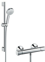 HANSGROHE HG Brauseset CROMETTA 100 VARIO Brausestange 650mm weiß/chrom
