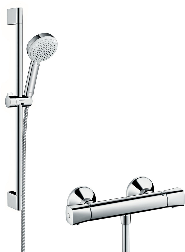 HANSGROHE HG Brauseset CROMETTA 100 VARIO Brausestange 650mm weiß/chrom