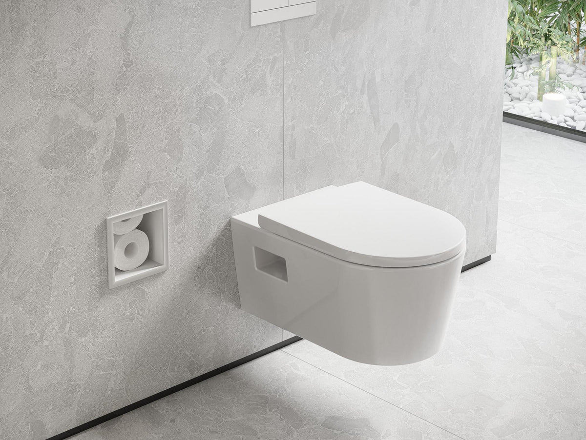 HANSGROHE XtraStoris Original WC-Papierhalter mit Vorratsbehälter für 6 Rollen mattweiß