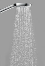 HANSGROHE Handbrause Croma Select E Multi – 3 Strahlarten, Select-Taste, weiß/chrom