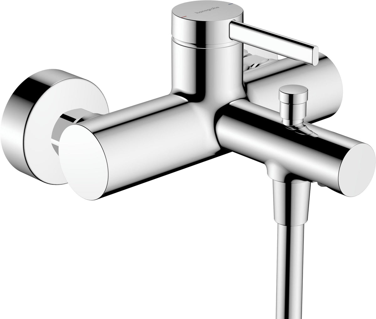 Hansgrohe Zesis S Wannenmischer Aufputz Chrom – 2 Verbraucher, Temperaturbegrenzung