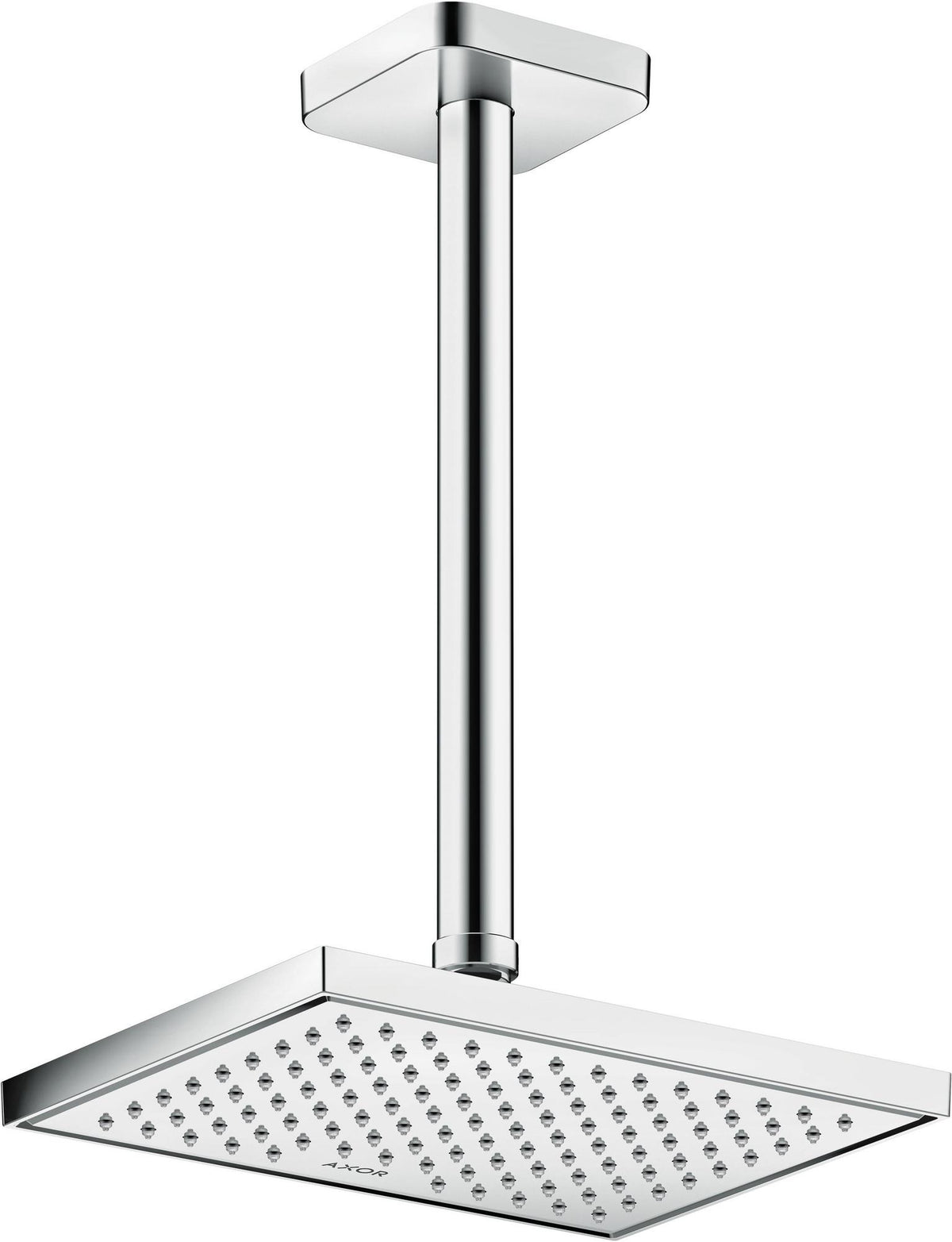 AXOR Kopfbrause 245 x 185 mm, 1 Jet, Chrom – Rain-Strahl für Wand- und Deckenmontage