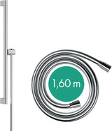 HANSGROHE Brausestange Unica S Puro 663 mm Easy Slide Chrom mit Brauseschlauch