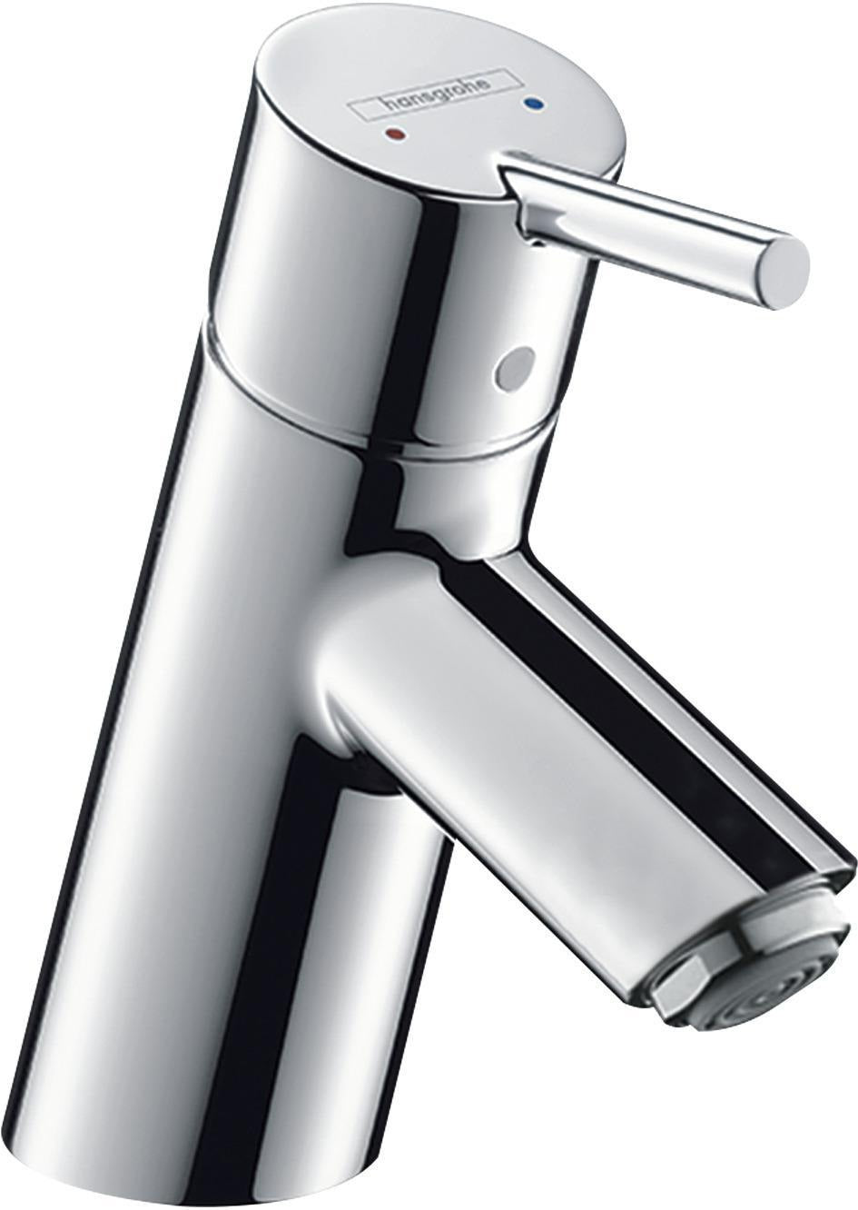 HANSGROHE Talis S Einhebel-Waschtischmischer Niederdruck chrom – mit Zugstangen-Ablaufgarnitur