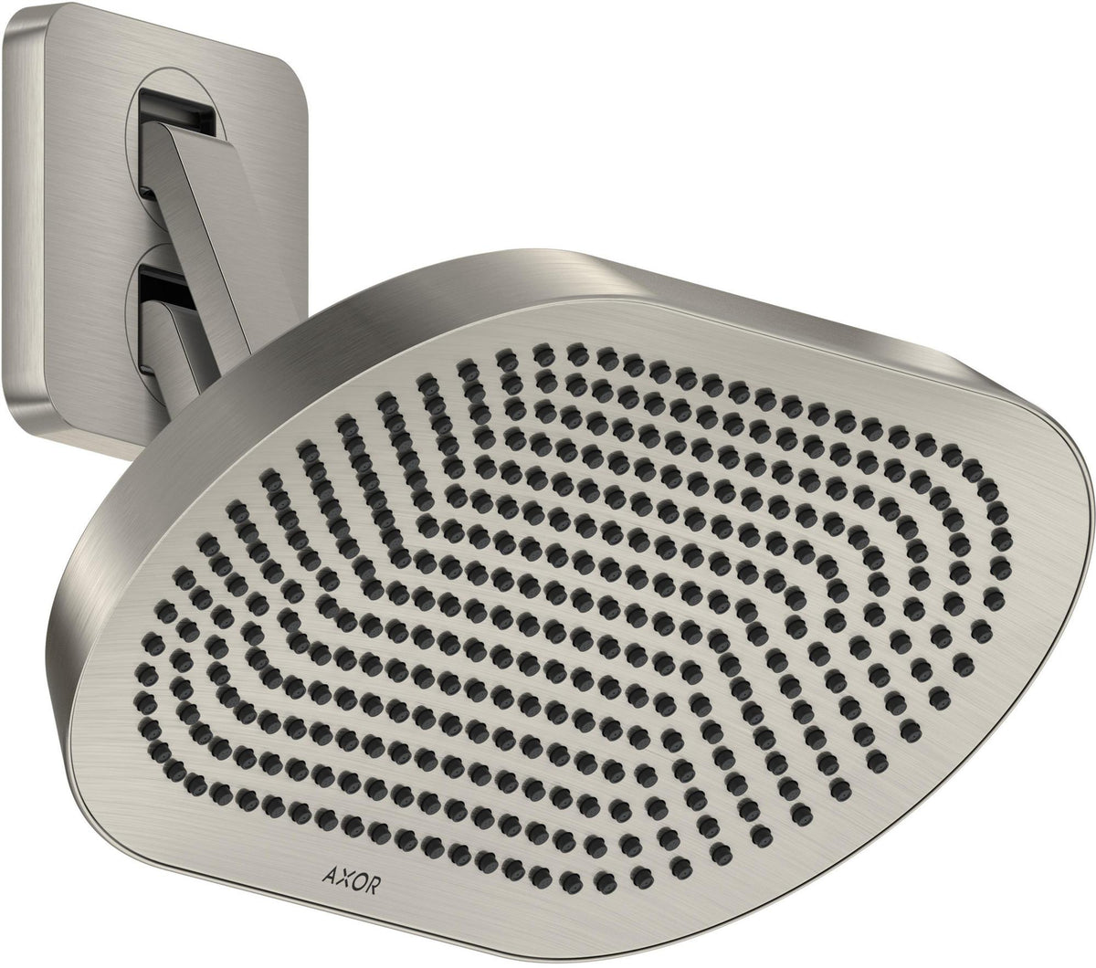 AXOR ShowerSphere 2jet Kopfbrause 370x220 mm mit beweglichem Brausearm – PowderRain & Rain Strahl