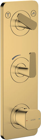Gold / Fertigmontageset AXOR Citterio C Therm.modul UP m Pl Cube cut pol. go opt