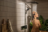 HANSGROHE Duschsystem Raindance Alive Q 2jet EcoSmart mit ShowerSelect Comfort Thermostat