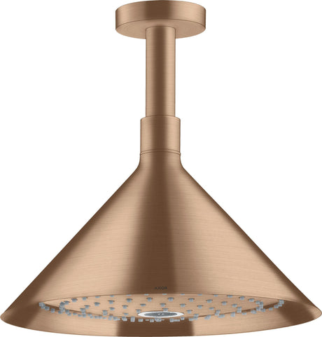 AXOR Kopfbrause 240 2jet von Hansgrohe – Chrom, Deckenmontage, Rain & RainAir