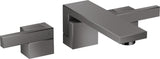 AXOR Edge 3-Loch Waschtischarmatur Fertigset Wandmontage Chrom – 190 mm Ausladung