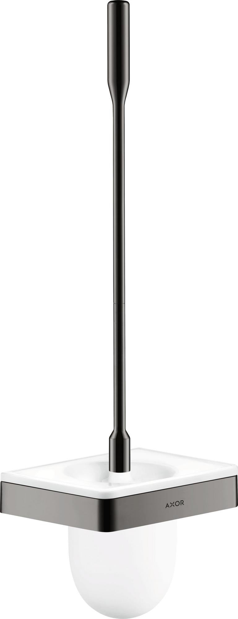 AXOR Universal Softsquare WC-Bürstenhalter Wandmontage verchromt mit Glaseinsatz