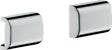 AXOR Universal Softsquare Abdeckung für Reling in Chrom – Hansgrohe Zubehör