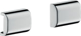 AXOR Universal Softsquare Abdeckung für Reling in Chrom – Hansgrohe Zubehör
