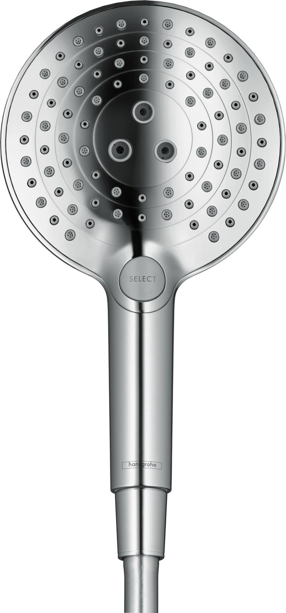 HANSGROHE Raindance Select S 120 3jet Handbrause chrom 125 mm – 3 Strahlarten mit Select-Taste