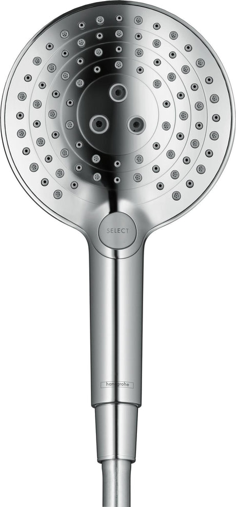 HANSGROHE Raindance Select S 120 3jet Handbrause chrom 125 mm – 3 Strahlarten mit Select-Taste