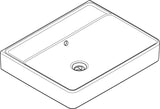 HANSGROHE Xanuia Q Aufsatzwaschtisch 600x480 mm weiß mit Hahnloch und Überlauf