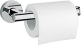 HANSGROHE Logis Universal Papierrollenhalter chrom – Wandmontage, Messing, ohne Deckel