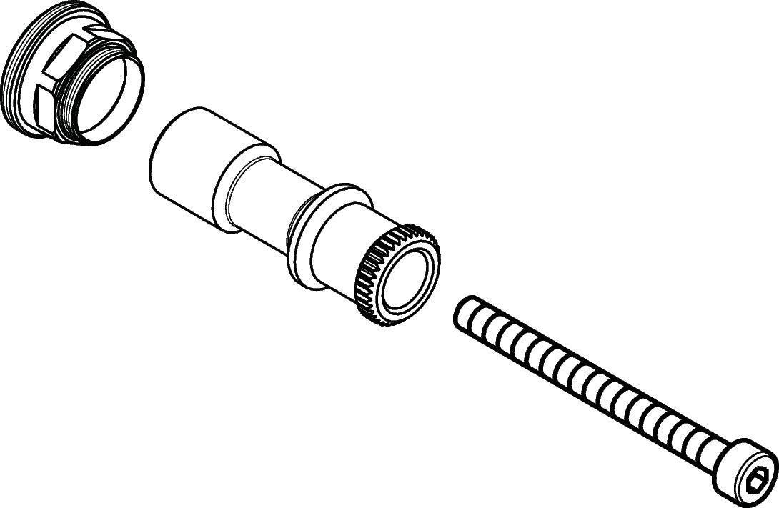 HANSGROHE Griffadapter für Absperrventil – Ersatzteil 95256000