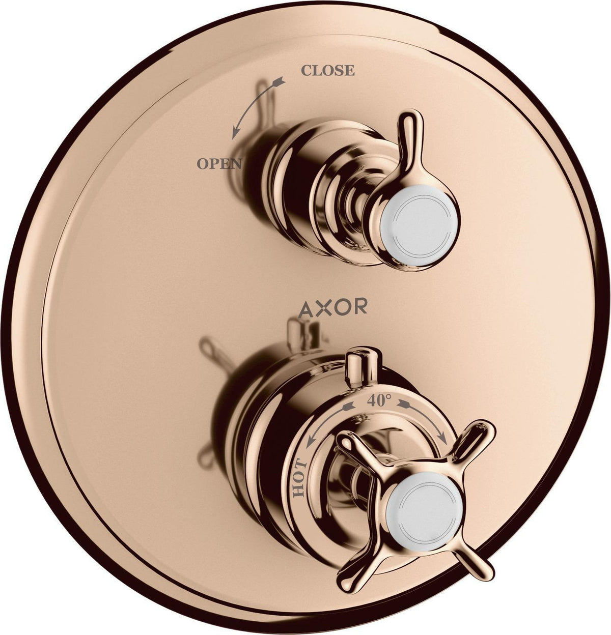 AXOR MONTREUX Unterputz-Thermostat mit Abstellventil, Chrom – 1 Verbraucher