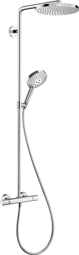 HANSGROHE Raindance S 240 Duschsystem 1jet PowderRain EcoSmart+ mit Thermostat – Schwarz