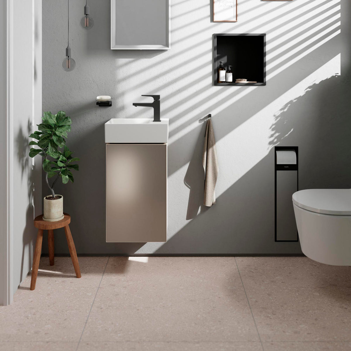 Hansgrohe AddStoris Einzelhaken Chrom – Wandmontage, verdeckte Befestigung, verchromt