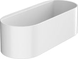 HANSGROHE WallStoris Ablagekorb tief, 250 x 71 mm, mattschwarz – Duschkorb mit Wasserablauf