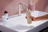 HANSGROHE Tecturis S Einhebel-Waschtischmischer 130 mm Ausladung Push-Open Chrom