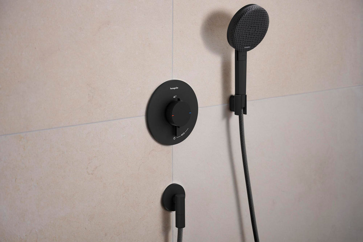 HANSGROHE Porter Fine Brausehalter – Wandhalterung aus Metall für konische Brauseschläuche