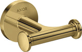 AXOR Universal Circular Handtuchhaken doppelt in brushed bronze – Wandmontage mit verdeckter Befestigung